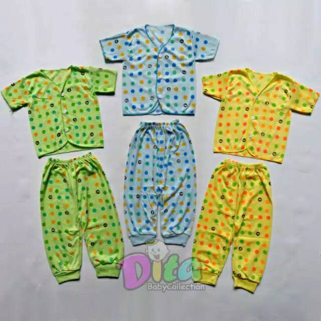 Baju Bayi SNI Newborn || Stelan Baju kutung || Stelan Baju Pendek || Stelan Baju Panjang