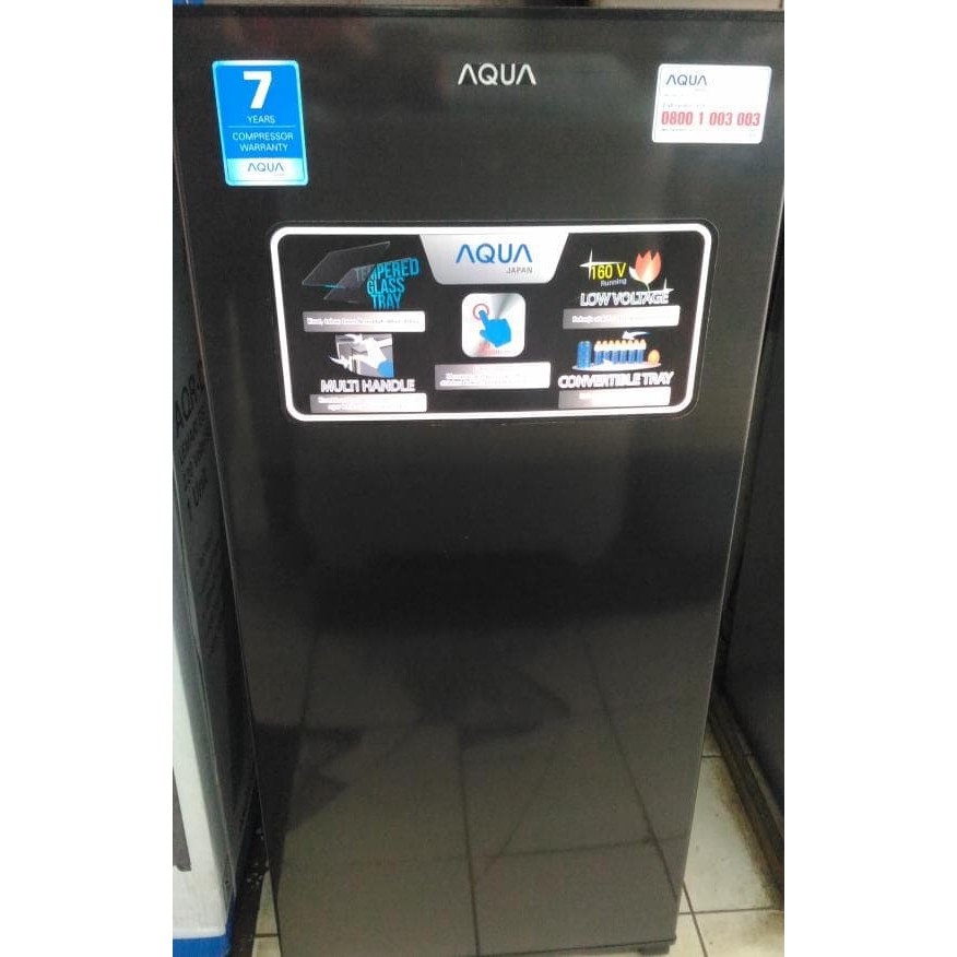 AQUA Kulkas / Lemari Es 1 Pintu 160L AQR-D191 D191 D191DS D191LS GARANSI