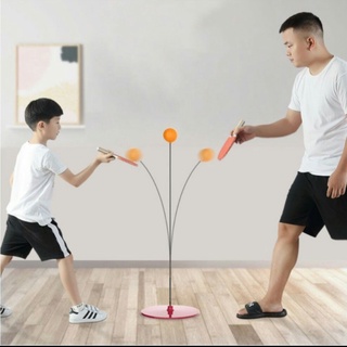 Mainan bola pingpong elastis set ~Mainan tenis meja portable