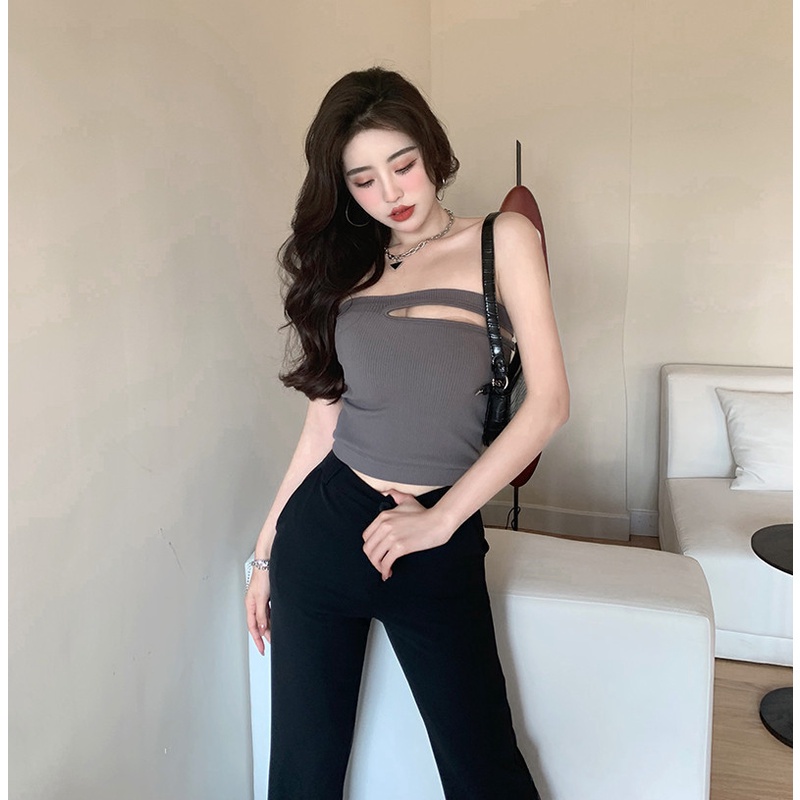 GO! BR749 BH TANKTOP CROPTOP TALI SAMPING PAKAIAN DALAM WANITA CEWEK KOREA TANK TOP CUP BRA