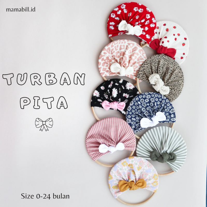 Turban Bayi | Turban Bayi Perempuan | Turban Anak | Turban Baby