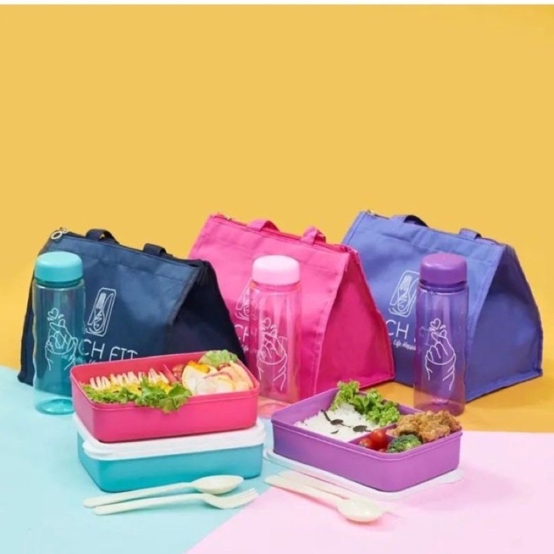 Kotak makan / luch fit set / tempat makan set