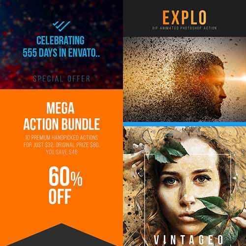 Mega Action Bundle - Photoshop Action