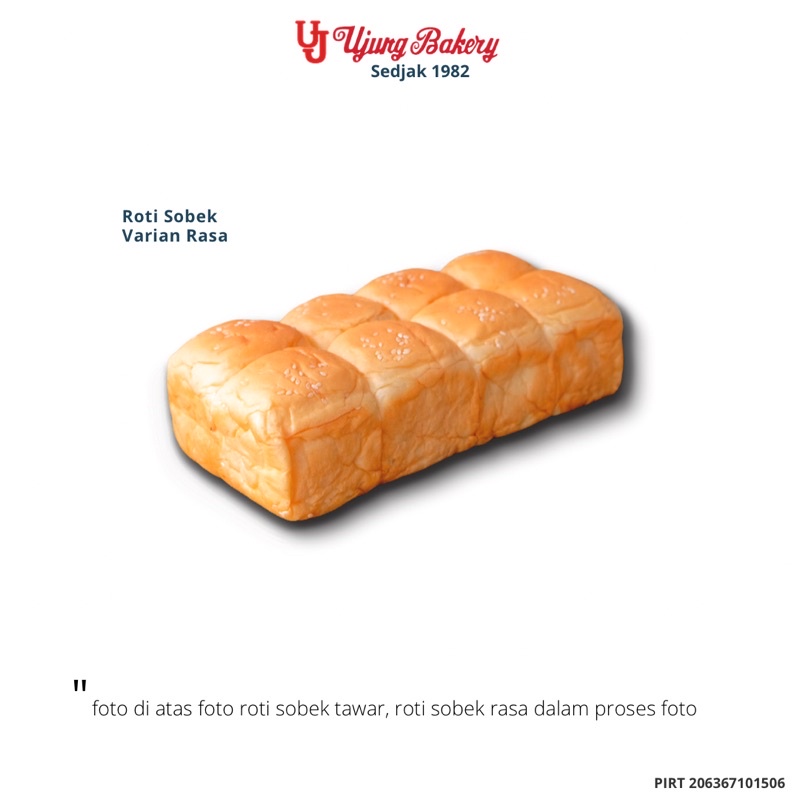 Roti Sobek Rasa | 8 sobek | ukuran 21 cm