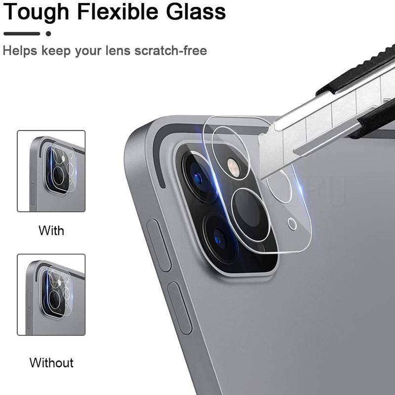 Ring Case Pelindung Lensa Kamera Bahan Metal Untuk iPad Pro 11 12.9 2020 2021