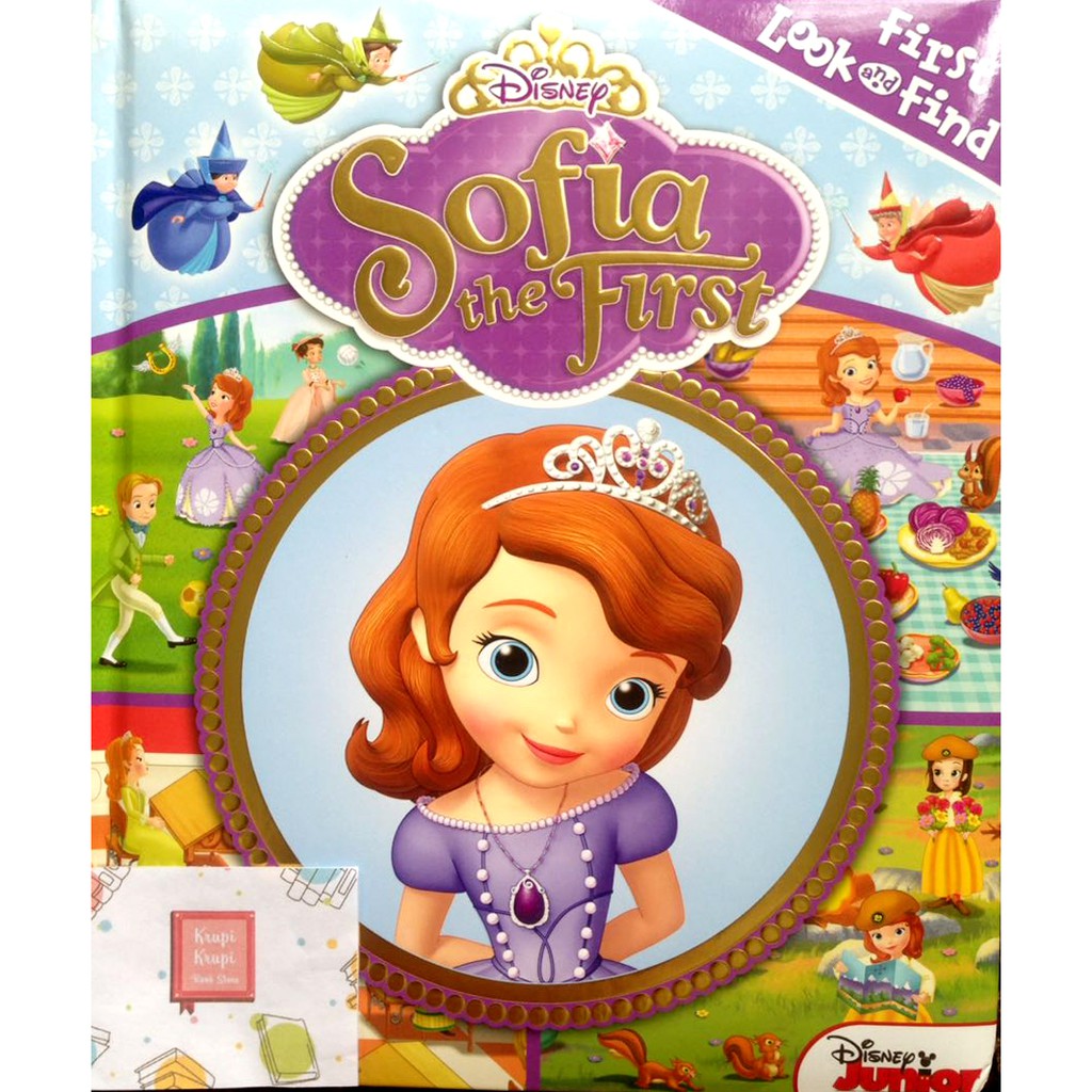 Buku Anak Import Disney Junior Sofia The First : First Look and Find