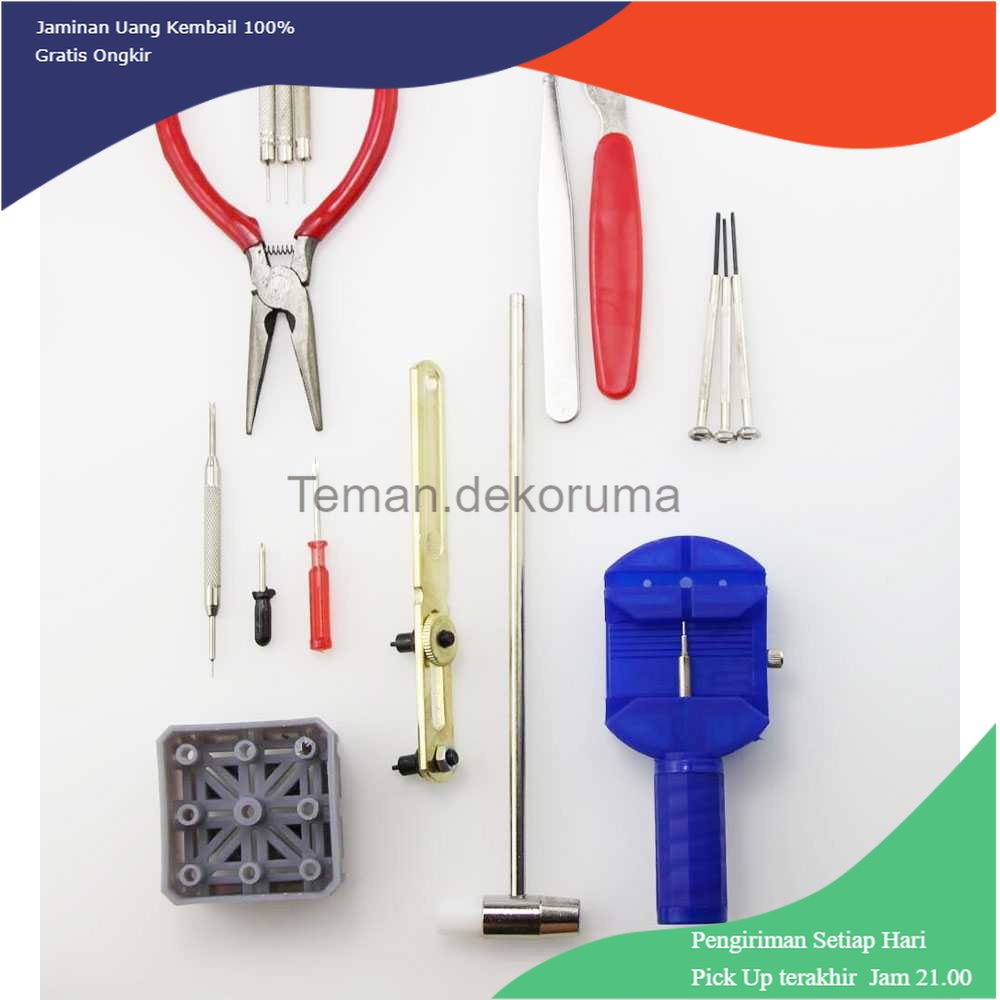 TD - PKK Alat Reparasi Servis Jam Tangan Set 16 PCS - WW082