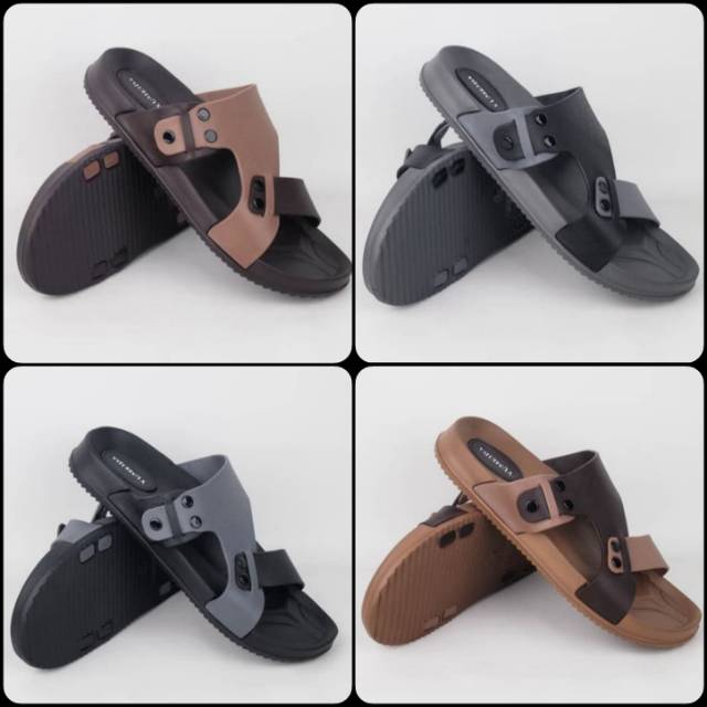 Sandal kasual/ Sandal Selop/ Sandal Karet/ Sandal anti air/ Sandal pria Yumeida