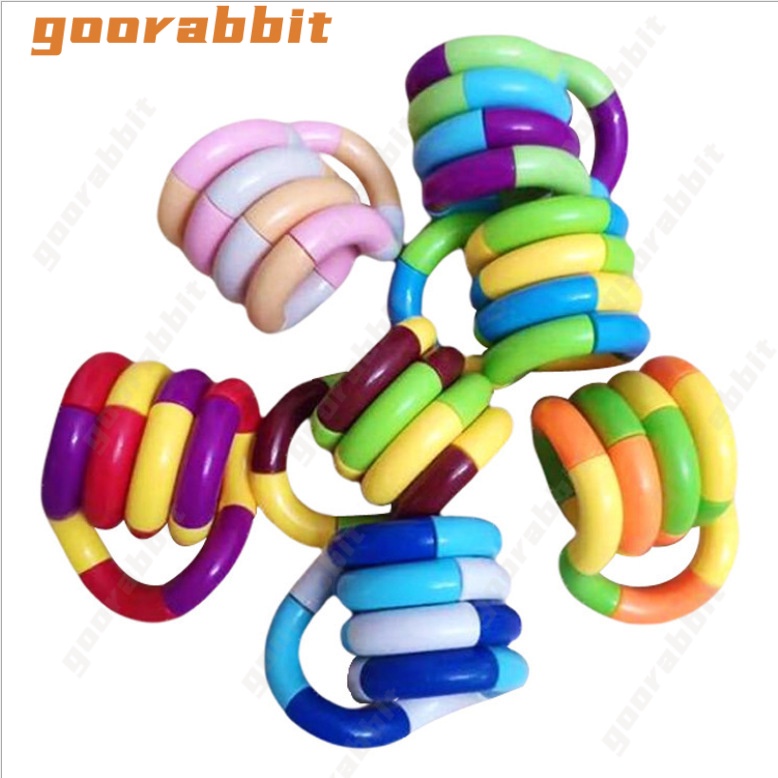 Mainan Fidget Tali Dekompresi Anti Stress Warna Acak Untuk Anak / Dewasa