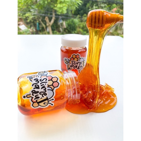 SLIME MADU BY SLIME BINTARO FREE ACTIVATOR || HONEY SLIME || SLIME MURAH SLIME LUCU CLEAR SLIME