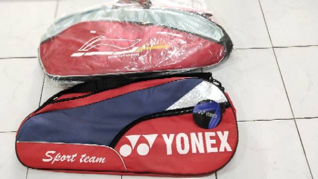 [COD] Tas Badminton | Tas Raket Dua Resleting | Tas Yonex Besar