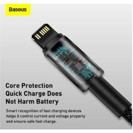 Kabel Data Type C to Lightning  Baseus Tungsten Gold Fast Charging  PD 20W Charger 11 PRO MAX 12 PRO MAX 13 PRO MAX