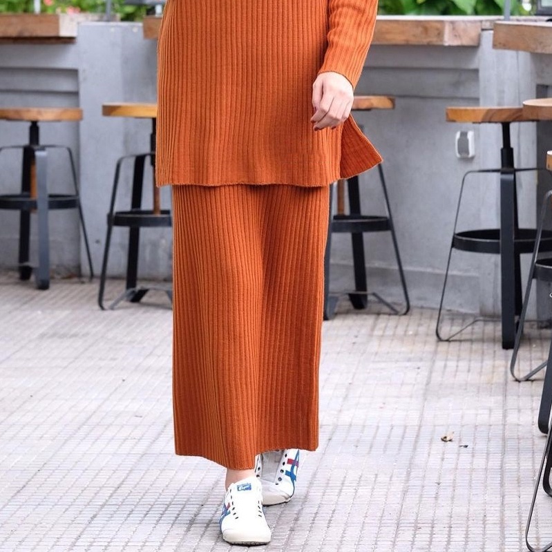 rajut premium, rok span rajut, rok rajut, rok knit rajut premium