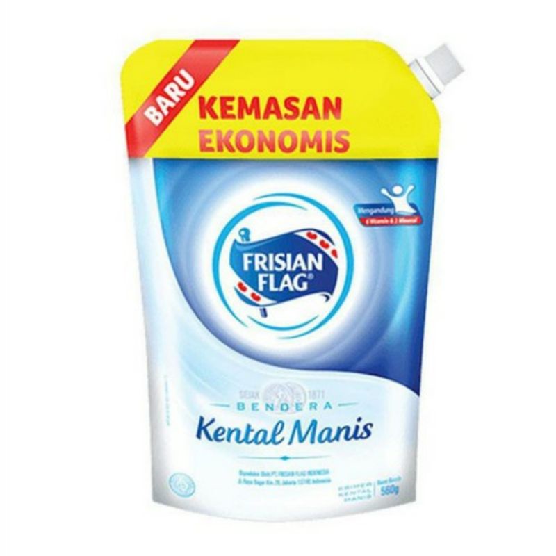 

FRISIAN FLAG KENTAL MANIS POUCH 545gr
