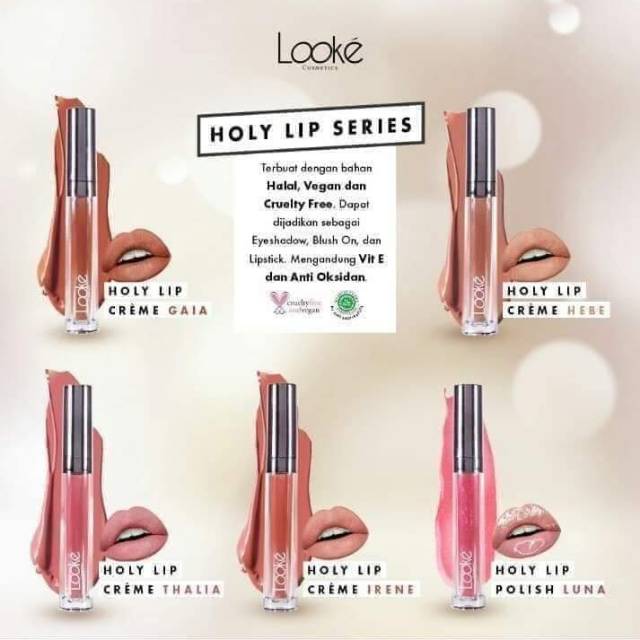 Lipstik Looke holy lip series produk nasa