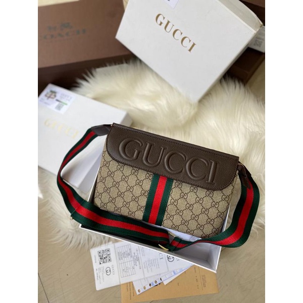 TAS GUCCI CROSSBODY KANVAS FREE BOX