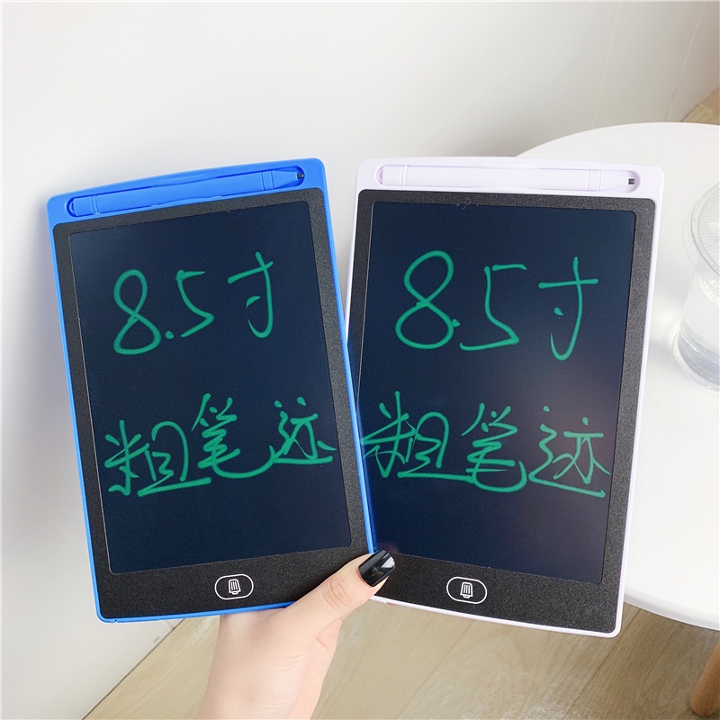 Alat Tulis LCD 8.5&quot; Writing Tablet Board Pad Drawing Magic Book Tab Untuk Anak Dan Dewasa-Papan Tulis Untuk Gambar Menghapus LCD