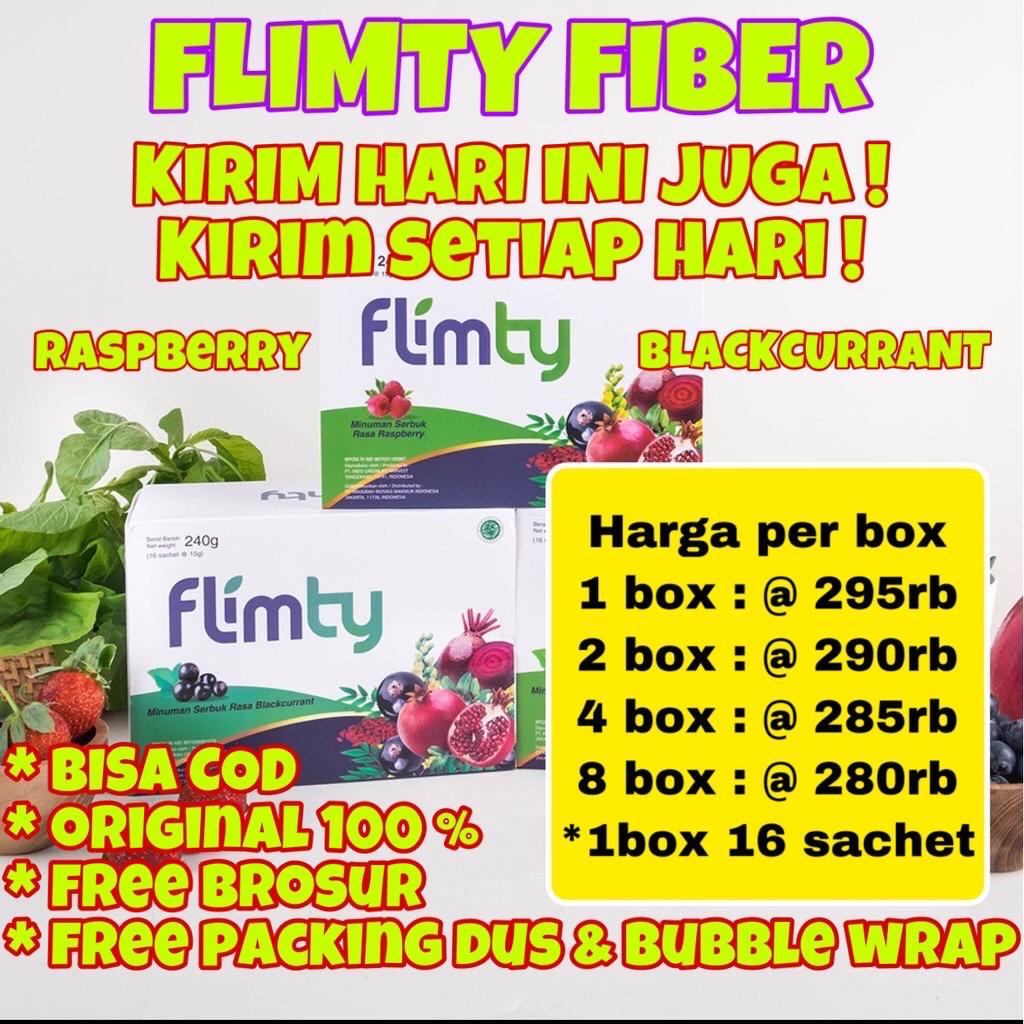 FLIMTY FIBER ORIGINAL SACHETAN PELANGSING DIET OBAT BPOM HALAL FLYMTY FLIMTI PLIMTI FLIMITY SLIMTY