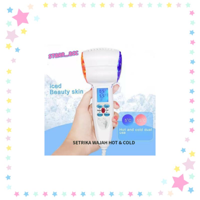 MURAH  ALAT FACIAL SETRIKA WAJAH HOT /COLD
