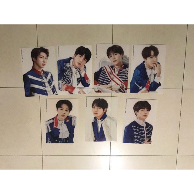 BTS JIMIN 5th ARMY KIT CLEAR POSTER