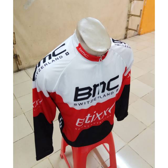 JERSEY SEPEDA GOWES PANJANG XC MERAH PUTIH