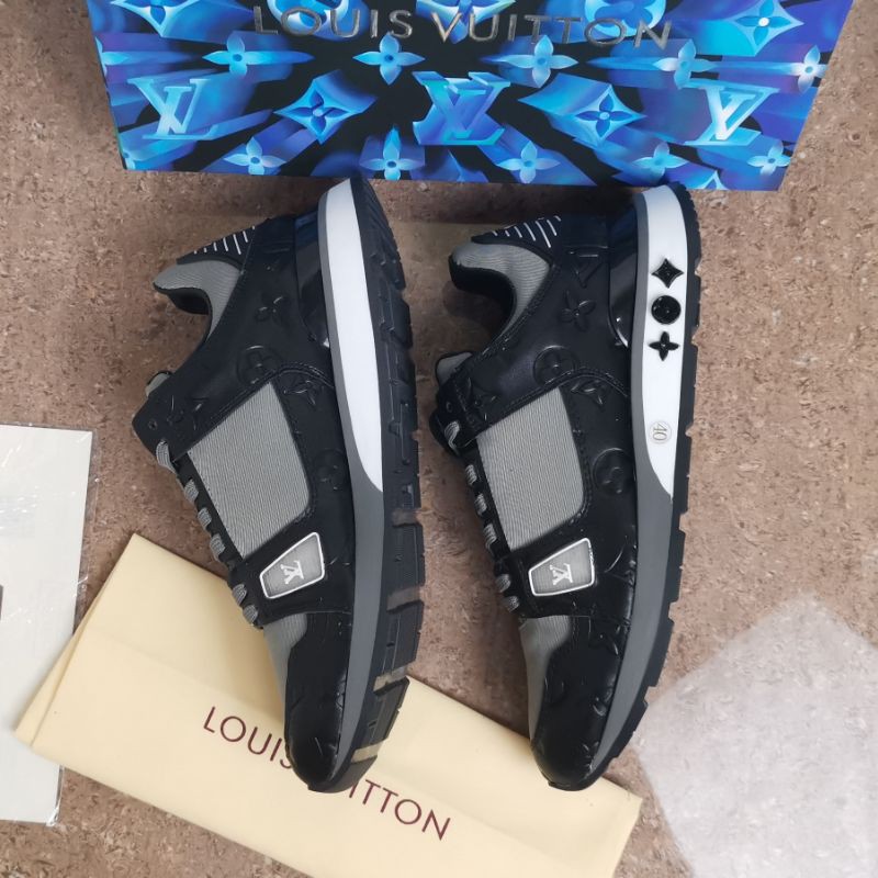 sepatu lv sneaker mirror quality shoes lou is vuitton pria terbaru branded