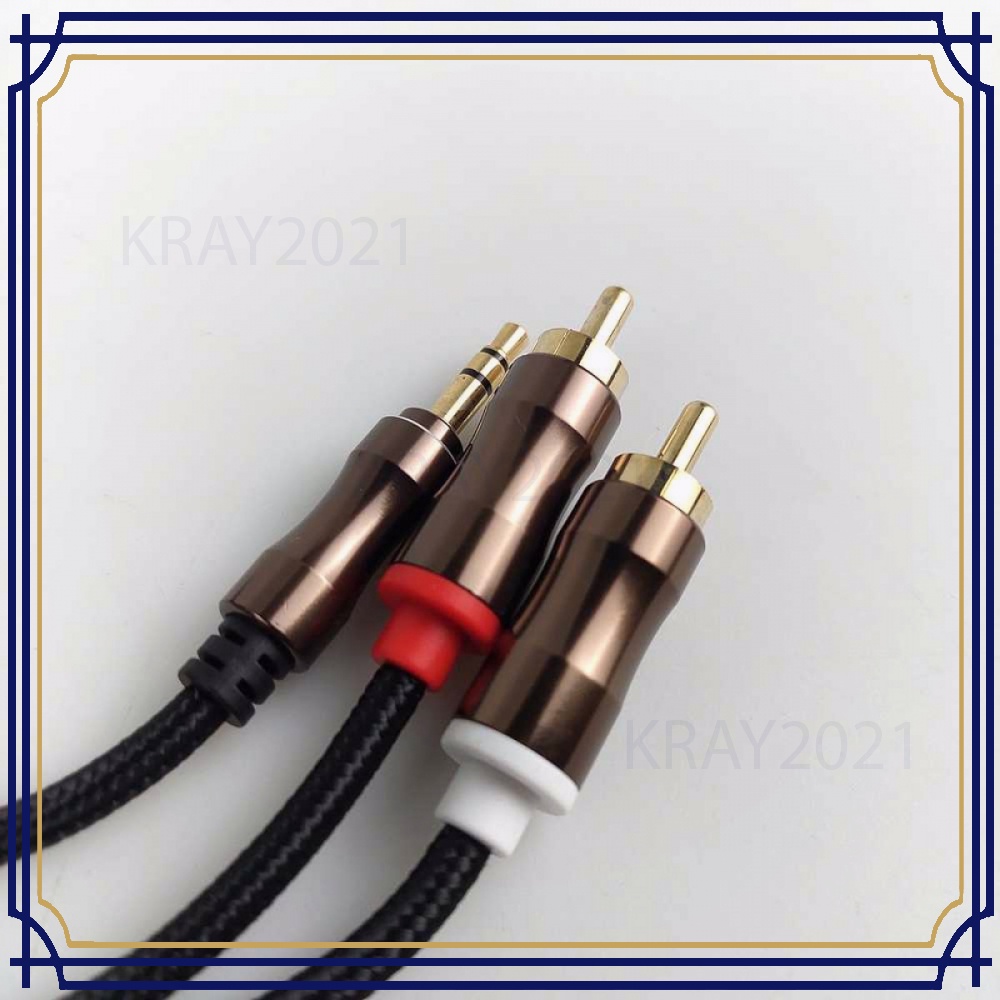 Kabel Audio AUX 3.5 mm ke RCA Plug 3 Meter - CB787