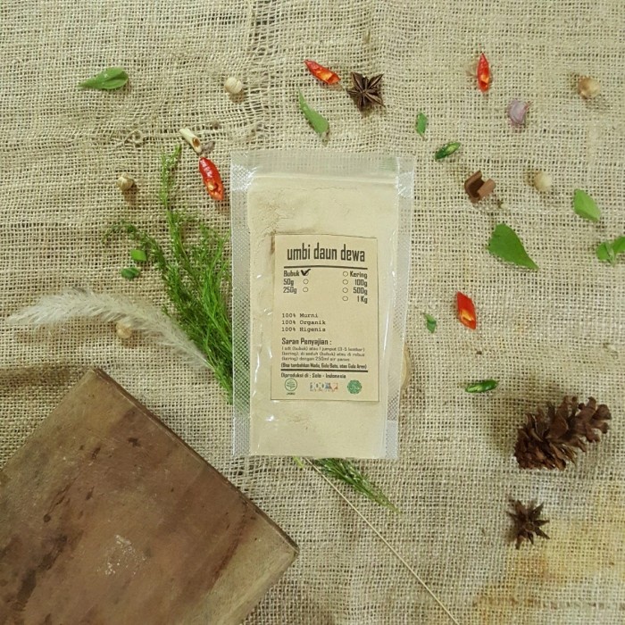 

UMBI DAUN DEWA BUBUK 1 KG - Gynura Divaricata - MURNI - JSR