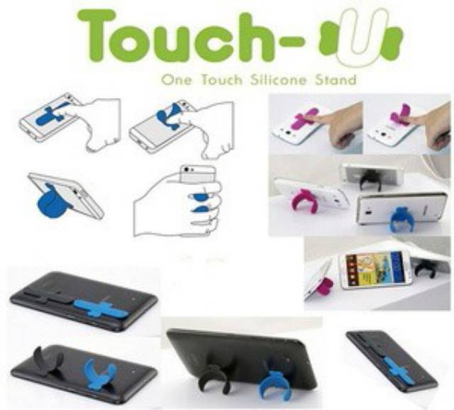 Penyangga HP Touch-U One Touch Silicon Stand