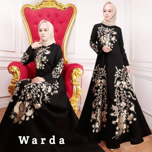 Abaya Bordir Premium Best Seller ( GESER KE KANAN UNTUK LIAT MODEL2 NYA )