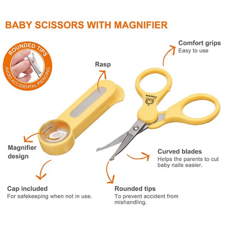 Simba Safety Scissor - Gunting Kuku Baby Scissors