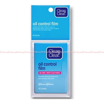 Clean and clear kertas minyak oil Control film 60lembar Clear &amp; Clear CC C&amp;C