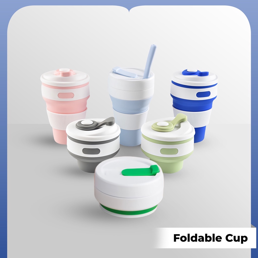 Gelas Portable Lipat / Gelas Lipat portable / botol lipat portable/ gelas portable