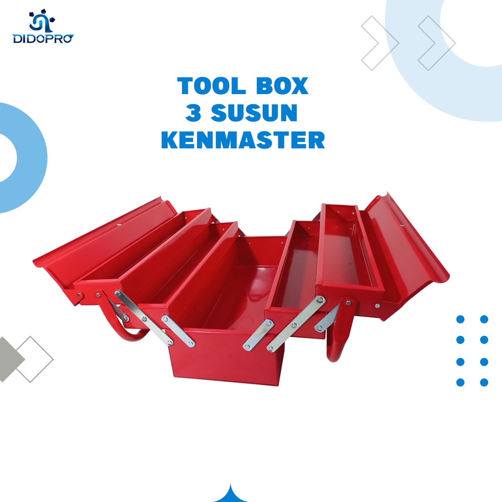 Toolbox Besi 3 Susun Tool Box Besi / Kotak Peralatan