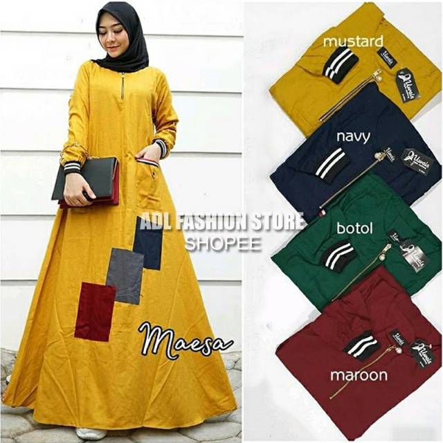 Baju Gamis Maesa Maxy M L XL-1