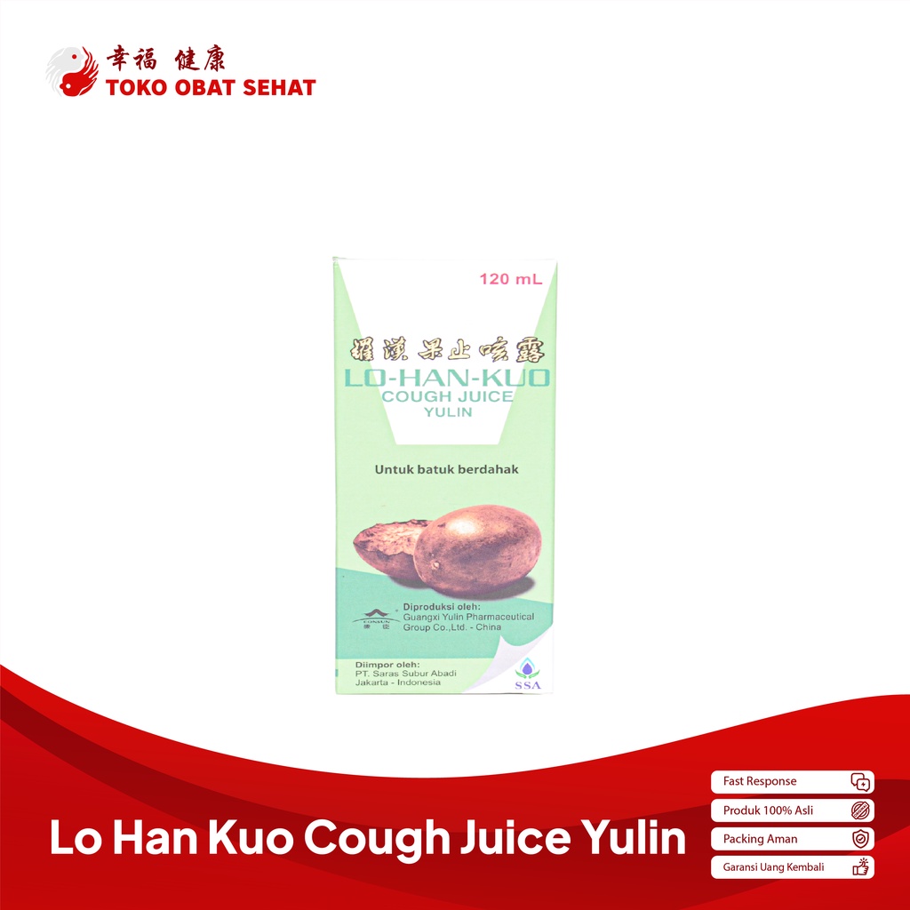 Lo Han Kuo Cough Juice obat batuk berdahak dan batuk kering herbal manjur