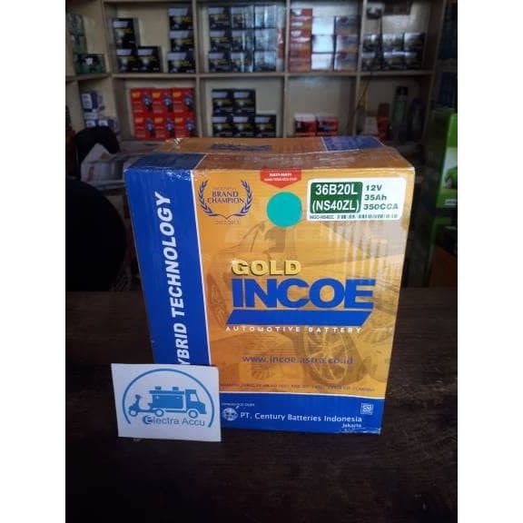 "Aki Mobil Toyota Calya Incoe NS40ZL aki basah"