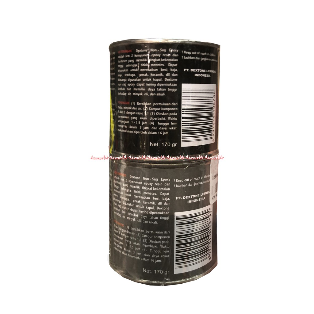 Dextone Epoxy Adhesive Expoxy Resin 170gr Lem Kuat Untuk Kapal Besi Baja Kayu Keramik Aluminium Metal Gelas Keramik Dekton Dexton