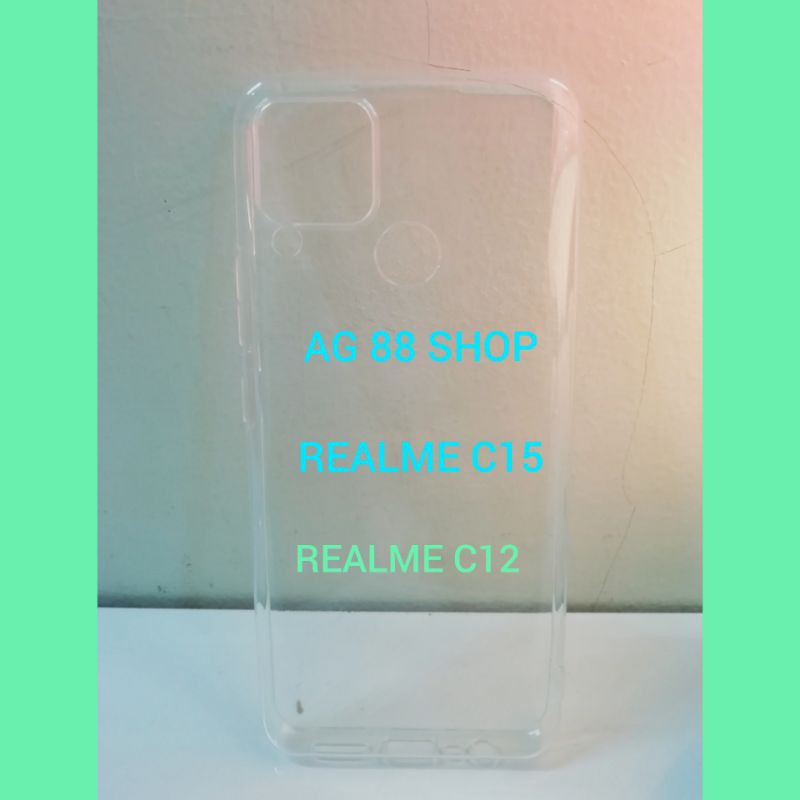 Clear case realme.C15/REALME C12 TERBARU tipe newww hottt