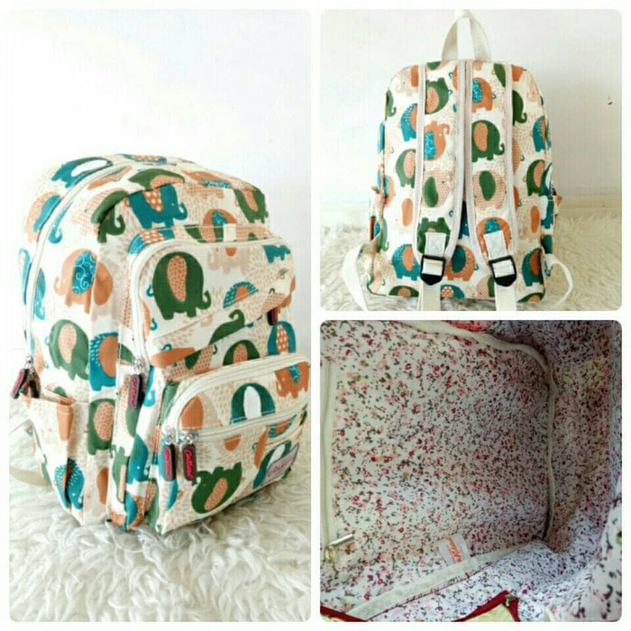PROMO   Ck601 Tas Ransel Wanita Import CathKidston Medium 7Ruang   Terlaris