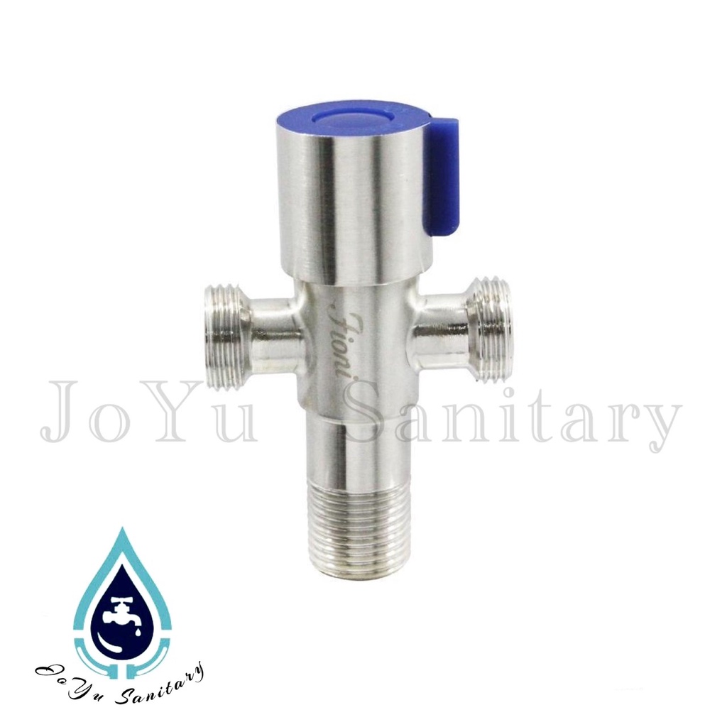 Stop Kran air Cabang T Murah stainless fioni 20152- Kran air Shower keran Tee Double Cabang Mumer st