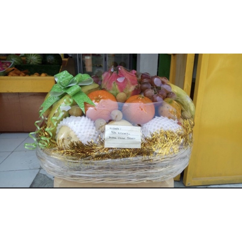 

parcel buah segar super jumbo bekasi + kartu ucapan