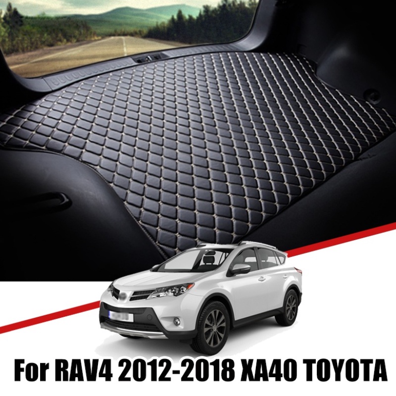 Matras Pelindung Bagasi Mobil Bahan Kulit Premium Untuk Toyota RAV4 2012-2018