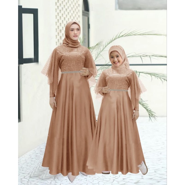 COD☑️PRODUK TERBARU☑️PAKAIAN GAMIS BISA COUPLE IBU DAN ANAK MAXI/MAXI TIARA DRESS ADA 3 UKURAN XL-XXL-XXXL/MAXI TIARA KIDS 3 UKURAN  S-M-L/GAMIS COUPLE IBU DAN ANAK MAXI/PAKAIAN MUSLIM COUPLE IBU DAN ANAK MAXI