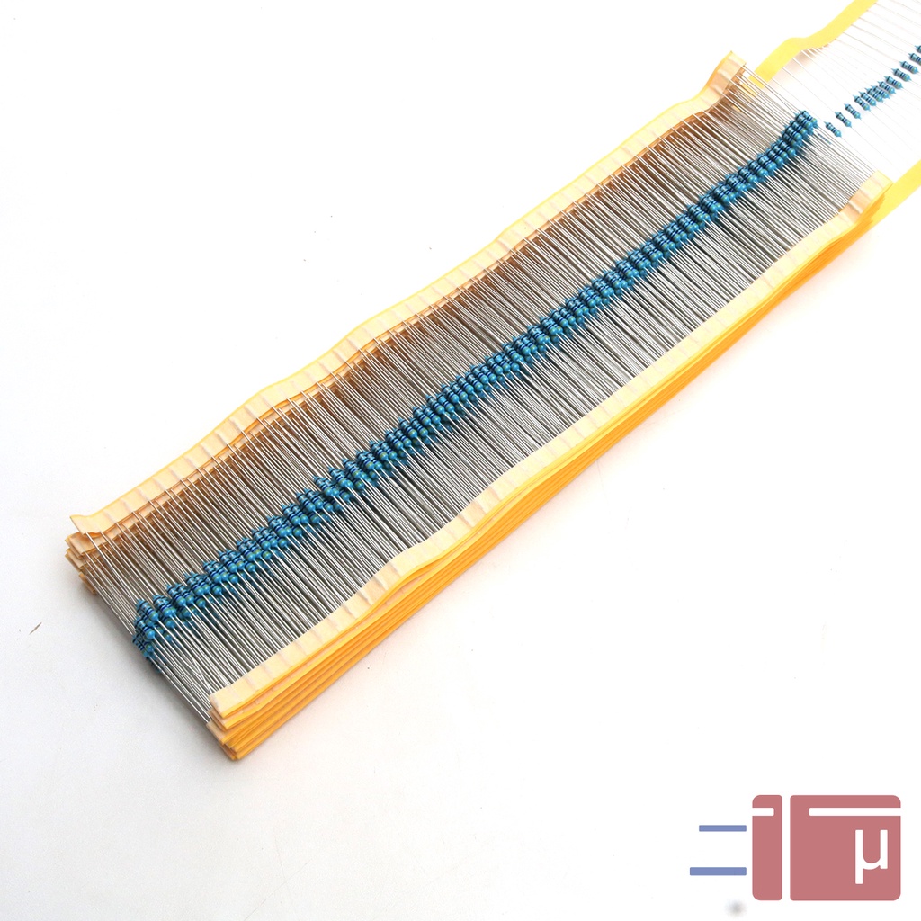 x10 Resistor 47R 47 Ohm 1/4W Metal Film 1% Taiwan Kaki Tembaga