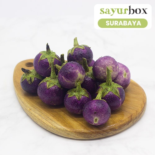 

Terong Lalap Ungu Conventional 250 gram (Sayurbox) - SURABAYA