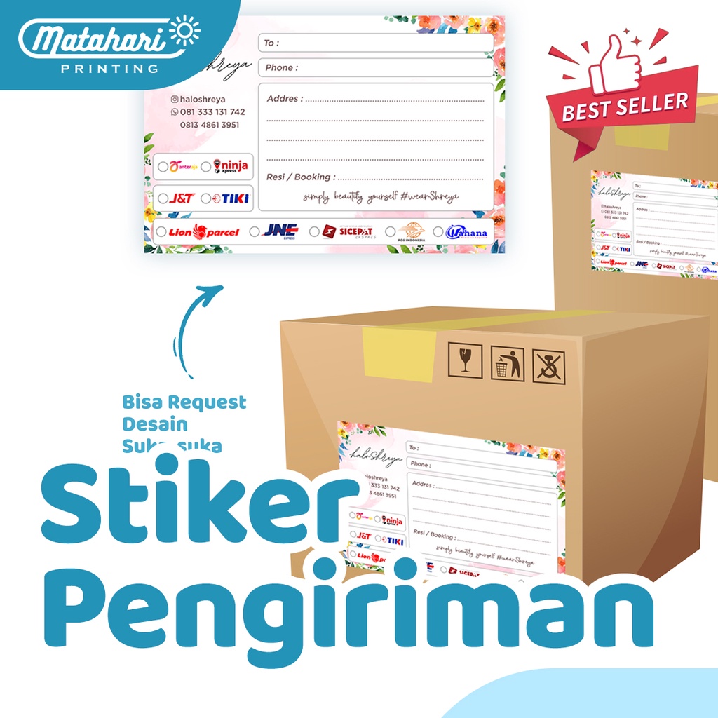 

STIKER PENGIRIMAN UKURAN 10 X 8 CM
