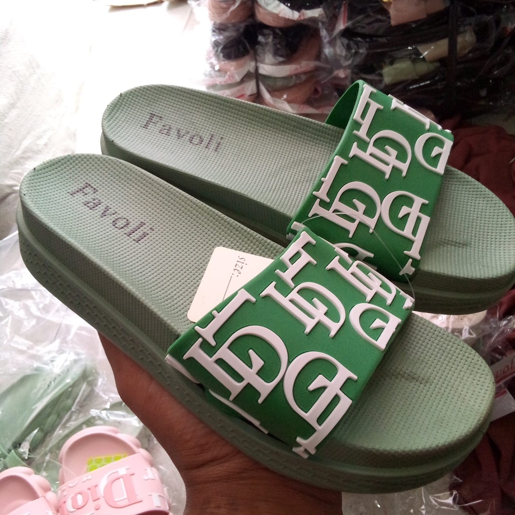 Sandal Slop Wanita  LG Fashion Import 2353-1 size 37-40/sandal slop