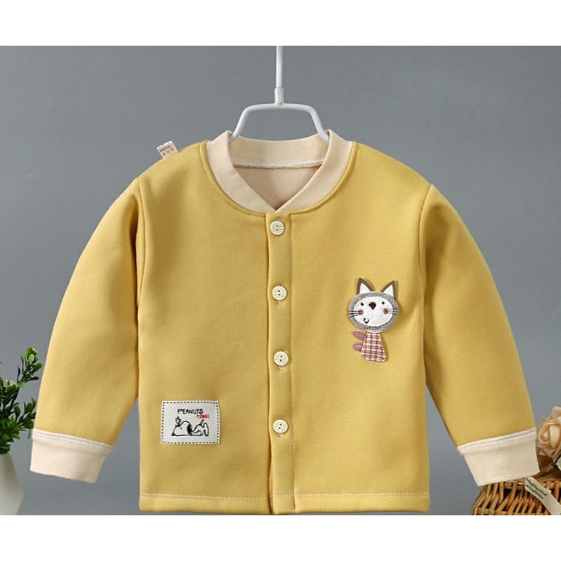 Jaket bayi tebal lembut/ jaket anak bayi jaket Lyme JK11/ jaket kekinian