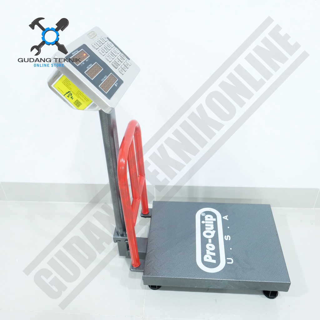 Timbangan Digital Duduk SDS 100kg Rail PROQUIP / Timbangan Duduk Tiang 100 Kg PRO QUIP